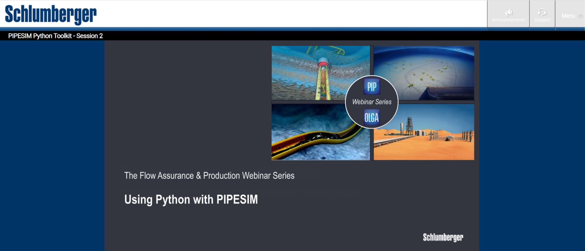 Webinar on Using Python in Pipesim Software