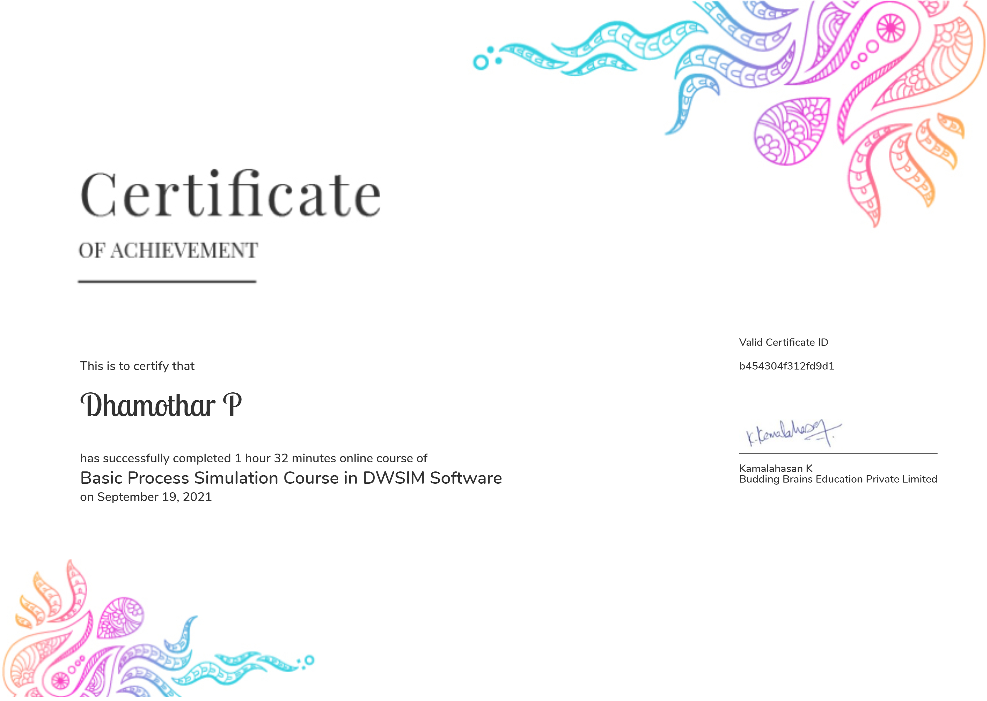 Basic Process Simulation Course in DWSIM Software